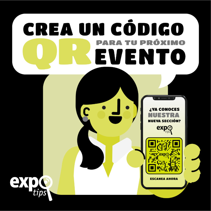 Crea un código QR para tu  próximo evento