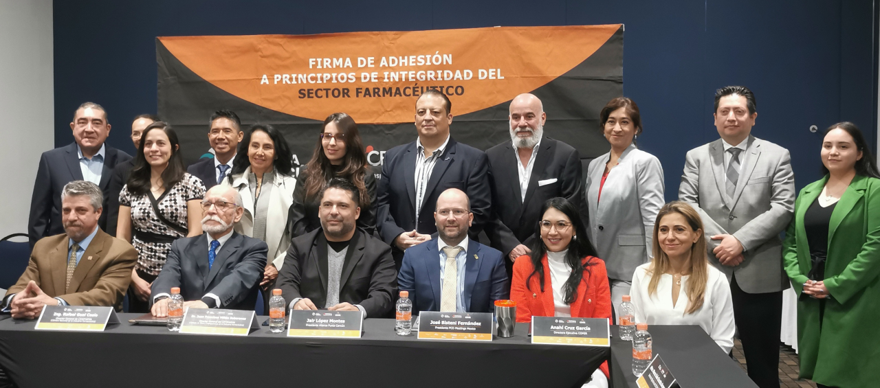 Firma de Adhesión a Principios de Integridad de Sector Farmacéutico